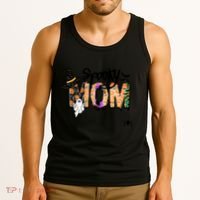 One Spooky Mom Mother Day Halloween Ghost Costume Gift Tank Top thumb 3