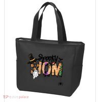 One Spooky Mom Mother Day Halloween Ghost Costume Gift Tote Bag thumb 3