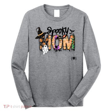 One Spooky Mom Mother Day Halloween Ghost Costume Gift Long Sleeve Shirt