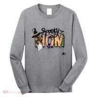 One Spooky Mom Mother Day Halloween Ghost Costume Gift Long Sleeve Shirt thumb 0