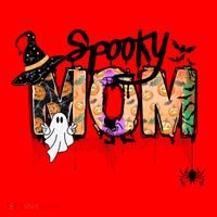 One Spooky Mom Mother Day Halloween Ghost Costume Gift Santa Hat thumb 1