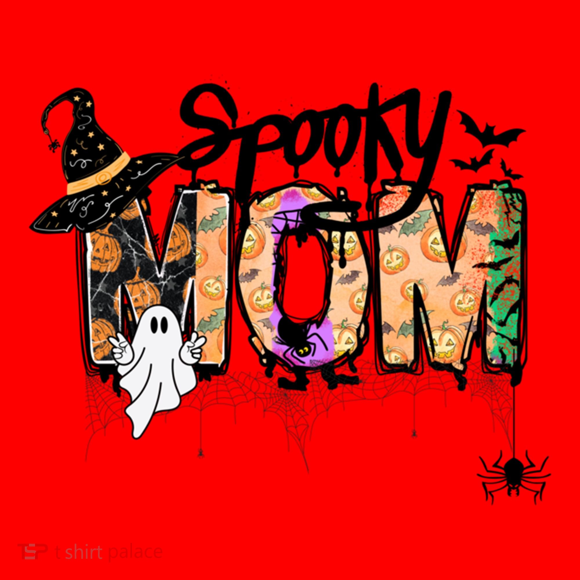 One Spooky Mom Mother Day Halloween Ghost Costume Gift Santa Hat