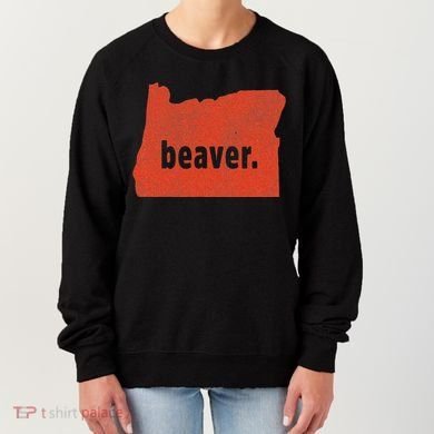 Oregon State Nickname Beaver Distressed Women's Sweatshirt