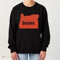 Oregon State Nickname Beaver Distressed Women's Sweatshirt thumb 0