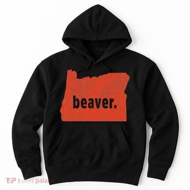 Oregon State Nickname Beaver Distressed Hoodie