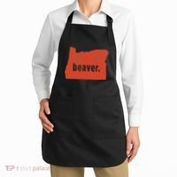 Oregon State Nickname Beaver Distressed Apron thumb 2