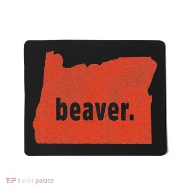 Oregon State Nickname Beaver Distressed Mousepad