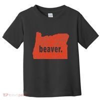 Oregon State Nickname Beaver Distressed Toddler T-Shirt thumb 0