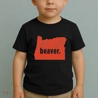 Oregon State Nickname Beaver Distressed Toddler T-Shirt thumb 2