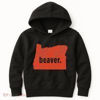 Oregon State Nickname Beaver Distressed Kids Hoodie thumb 0