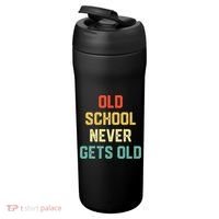 Old School Never Gets Old Funny Saying Sarcastic 24oz Duet Stainless Steel Tumbler thumb 3