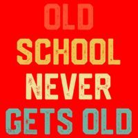 Old School Never Gets Old Funny Saying Sarcastic Santa Hat thumb 1