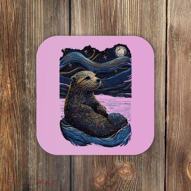Otter Starry Night Coaster