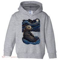 Otter Starry Night Toddler Hoodie thumb 0