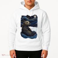 Otter Starry Night Hoodie thumb 2