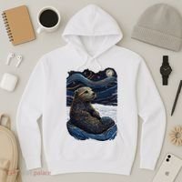 Otter Starry Night Hoodie thumb 3