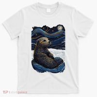 Otter Starry Night T-Shirt thumb 0