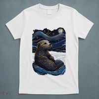 Otter Starry Night T-Shirt thumb 5