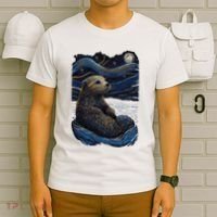 Otter Starry Night T-Shirt thumb 6
