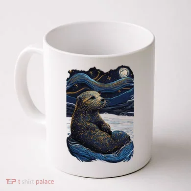 Otter Starry Night Coffee Mug