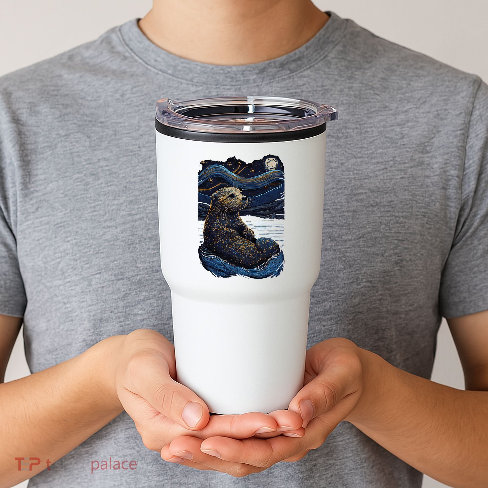Otter Starry Night Tumbler
