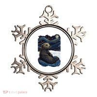 Otter Starry Night Ornament thumb 0