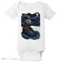 Otter Starry Night Baby Bodysuit thumb 0