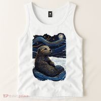 Otter Starry Night Tank Top thumb 2