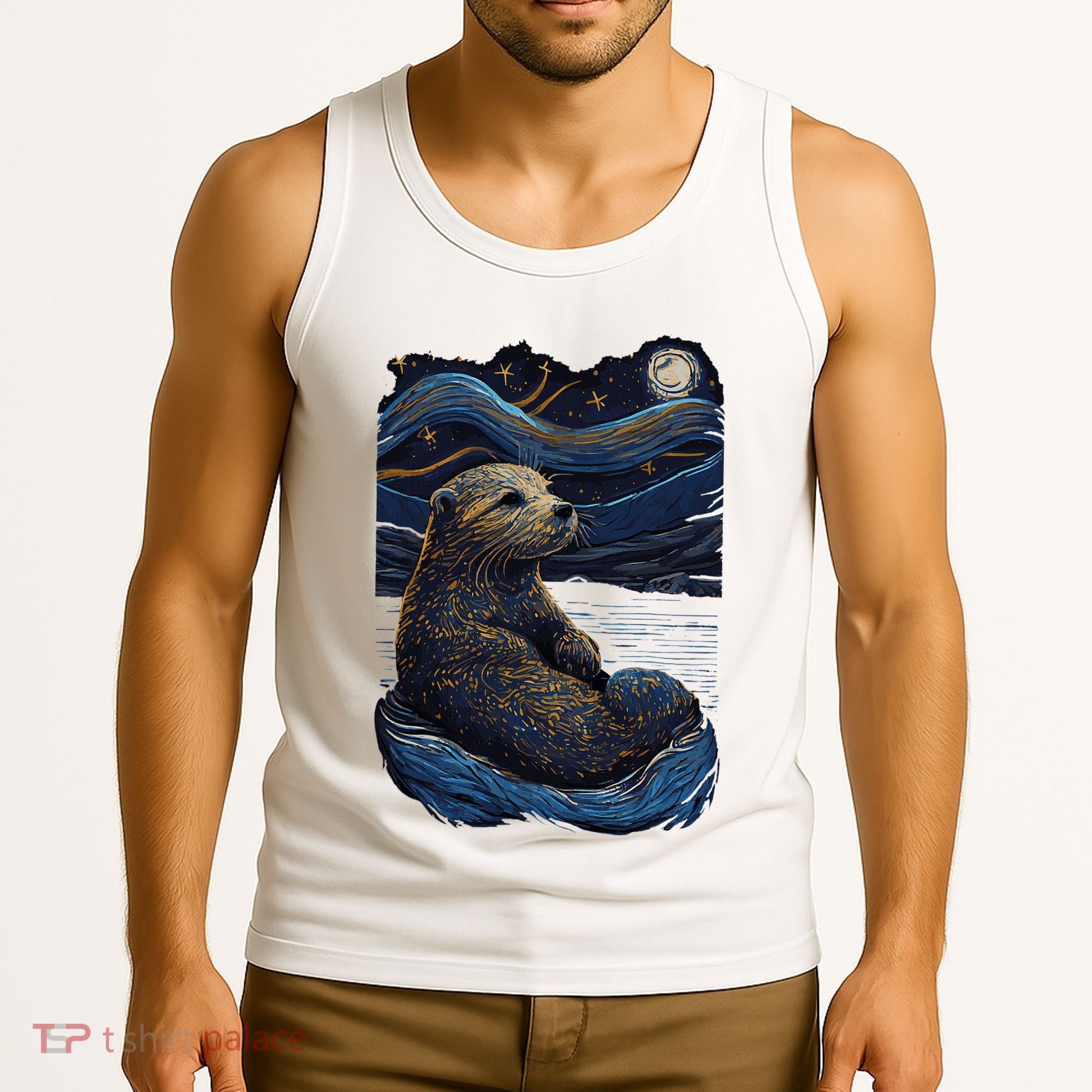 Otter Starry Night Tank Top