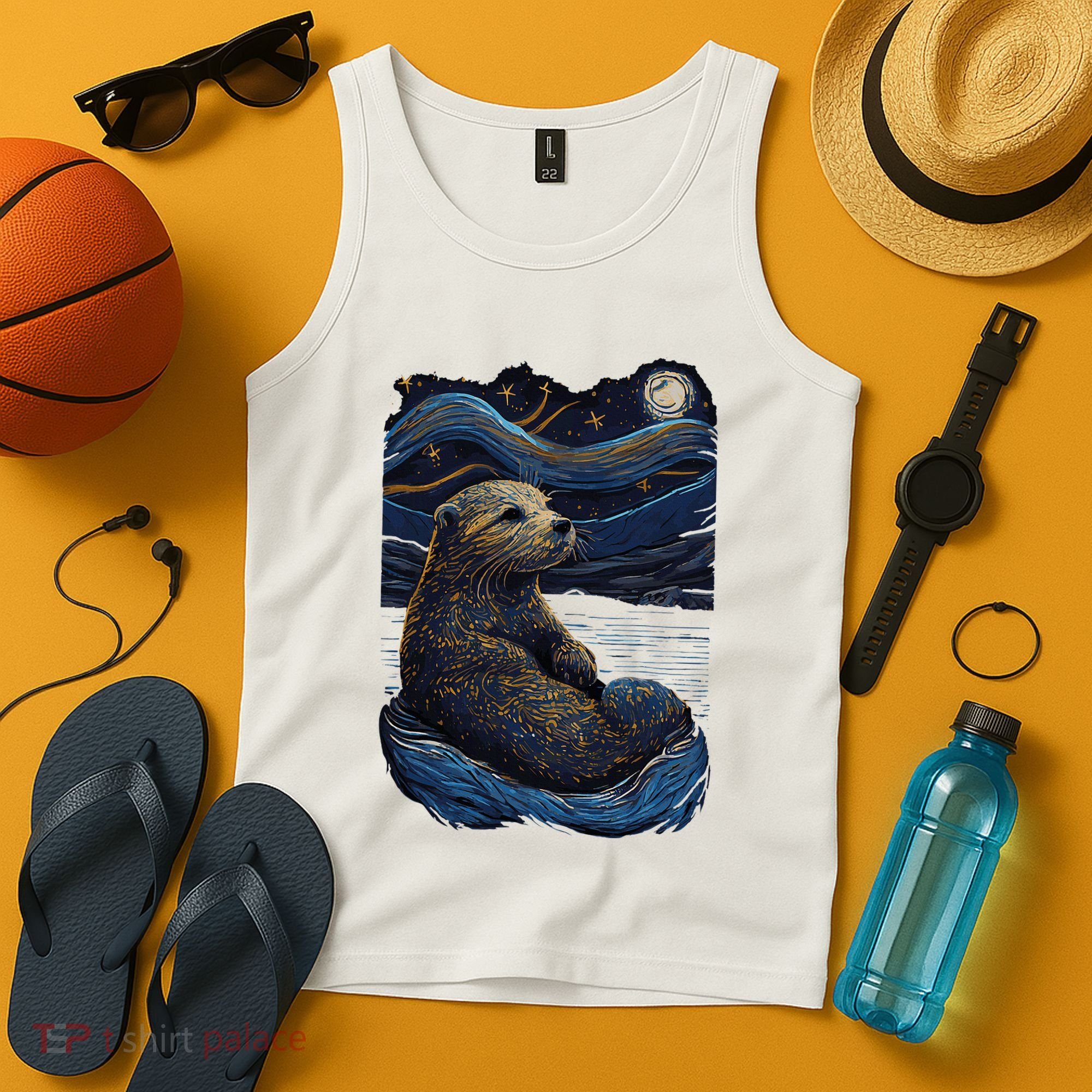 Otter Starry Night Tank Top