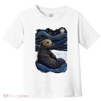 Otter Starry Night Toddler T-Shirt thumb 0