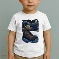 Otter Starry Night Toddler T-Shirt thumb 2