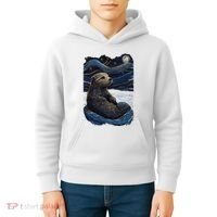 Otter Starry Night Kids Hoodie thumb 4