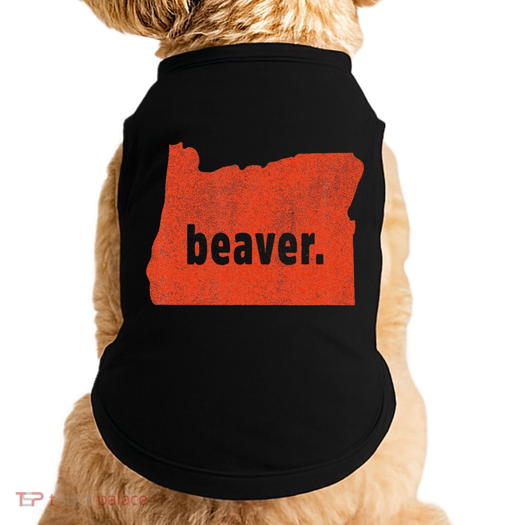Oregon State Nickname Beaver Distressed Doggie Tank