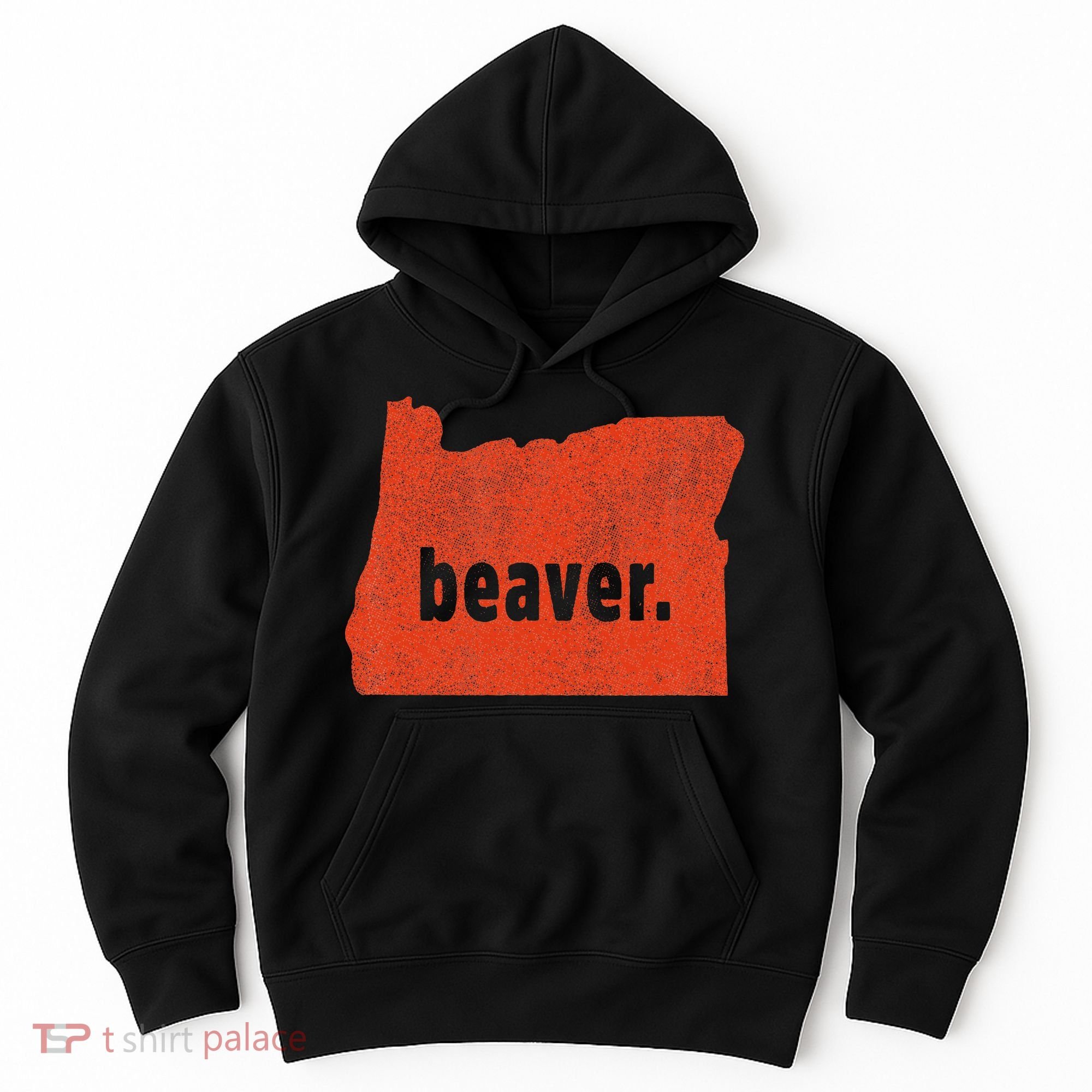 Oregon State Nickname Beaver Distressed Hoodie