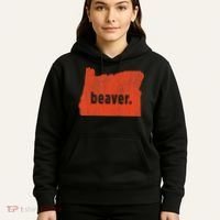 Oregon State Nickname Beaver Distressed Hoodie thumb 5