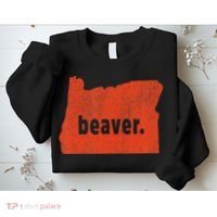Oregon State Nickname Beaver Distressed Sweatshirt thumb 2