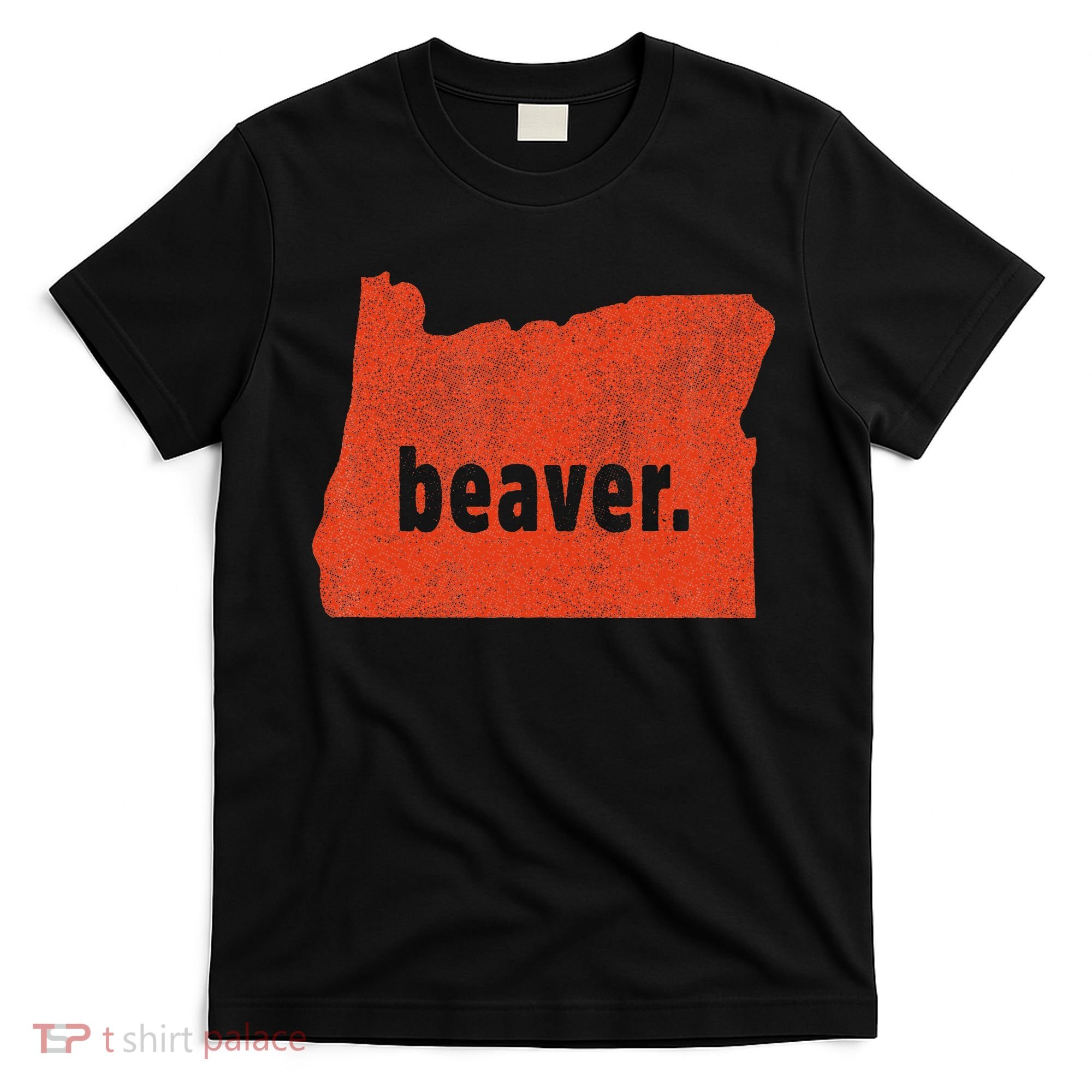 Oregon State Nickname Beaver Distressed T-Shirt