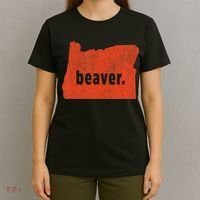 Oregon State Nickname Beaver Distressed T-Shirt thumb 4