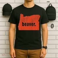 Oregon State Nickname Beaver Distressed T-Shirt thumb 6