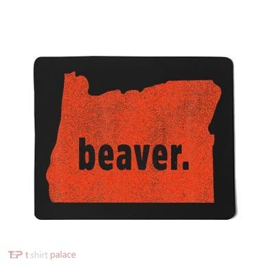 Oregon State Nickname Beaver Distressed Mousepad