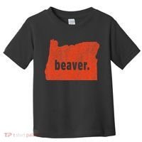 Oregon State Nickname Beaver Distressed Toddler T-Shirt thumb 0
