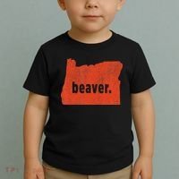 Oregon State Nickname Beaver Distressed Toddler T-Shirt thumb 2