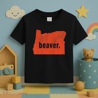 Oregon State Nickname Beaver Distressed Toddler T-Shirt thumb 3