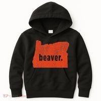 Oregon State Nickname Beaver Distressed Kids Hoodie thumb 0