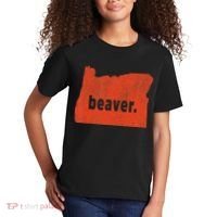 Oregon State Nickname Beaver Distressed Kids T-Shirt thumb 2