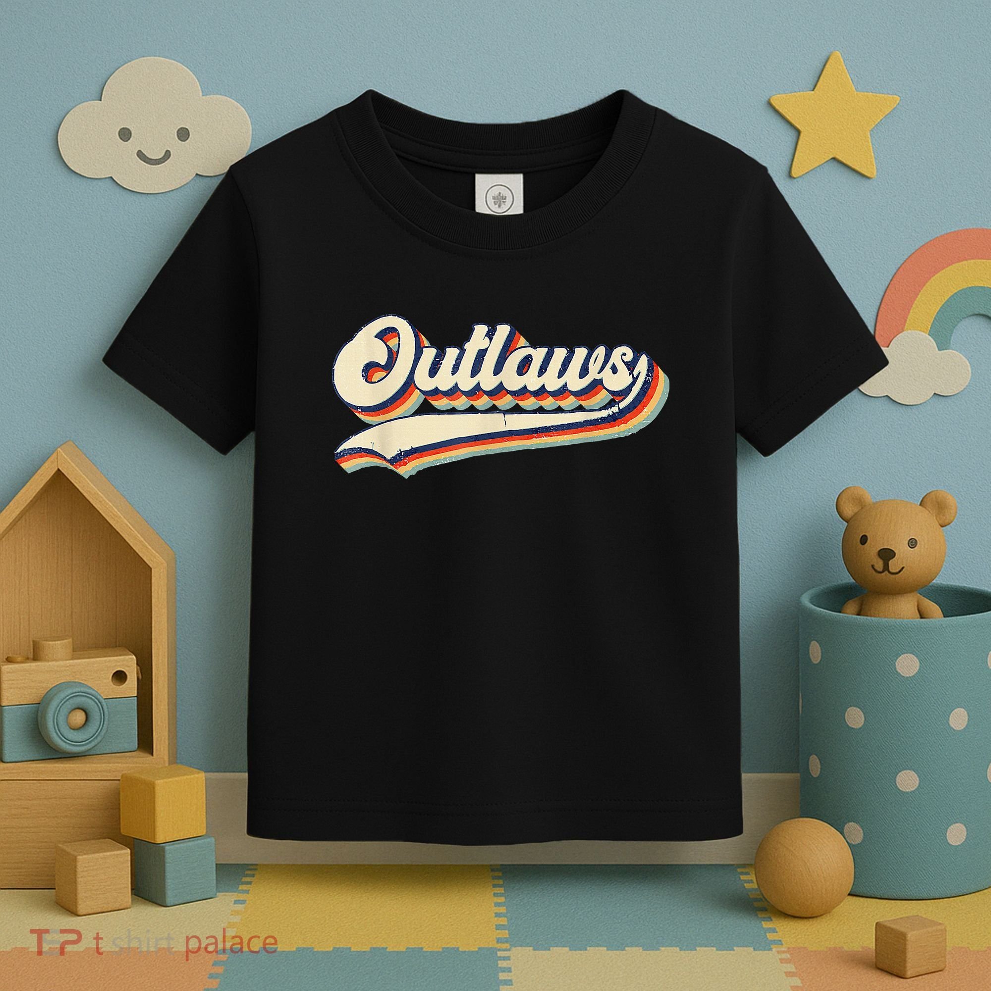 Outlaws Sports Name Toddler T-Shirt