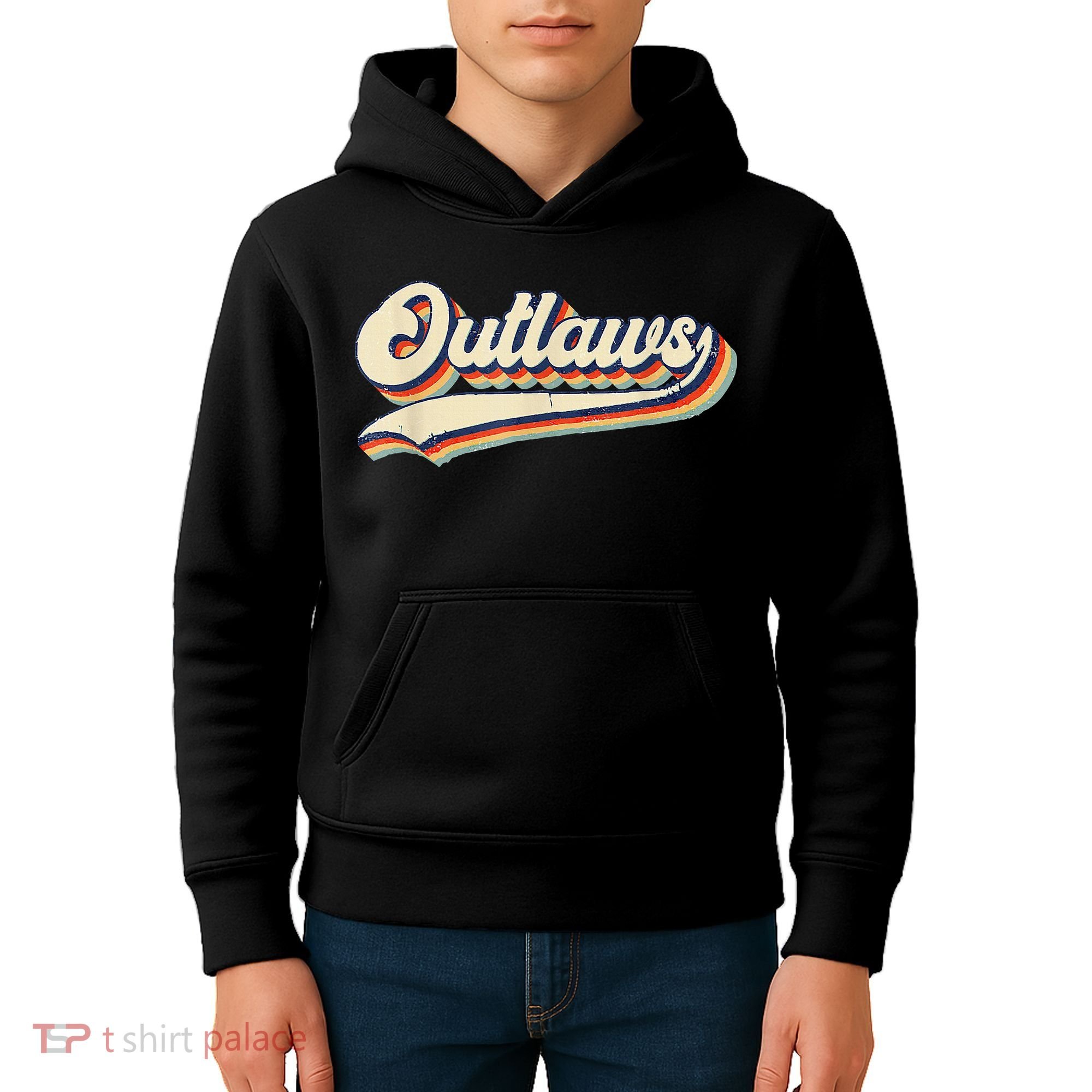 Outlaws Sports Name Kids Hoodie