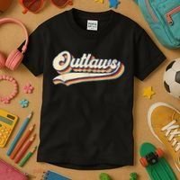 Outlaws Sports Name Kids T-Shirt thumb 3