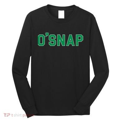 O'Snap Irish St. Patrick's Day Clover Long Sleeve Shirt